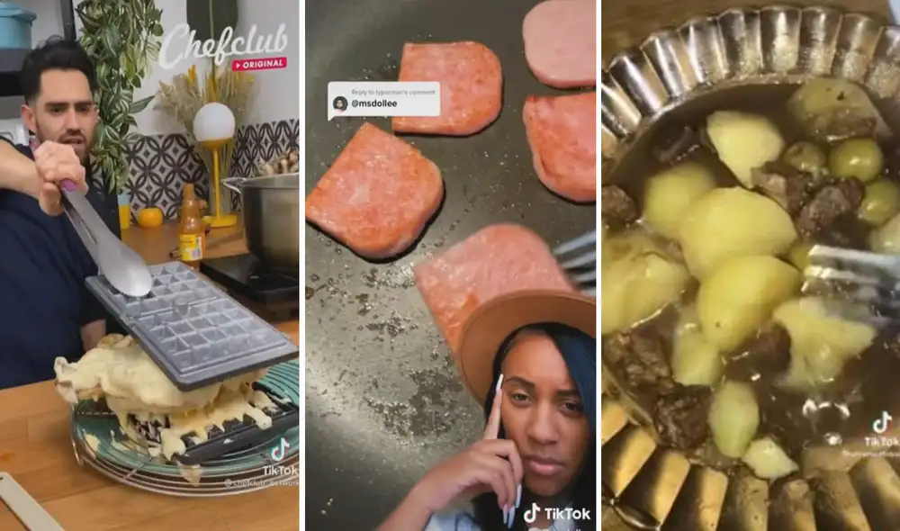 Las inexplicables combinaciones de ingredientes dejaron sorprendidos a millones de usuarios en el mundo. Foto: captura de TikTok Las inexplicables combinaciones de ingredientes dejaron sorprendidos a millones de usuarios en el mundo. Foto: captura de TikTok