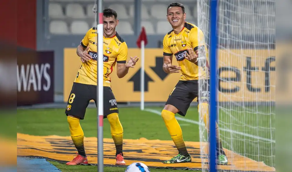 Emmanuel Martínez fue el verdugo crema en el duelo de vuelta. Foto: Copa Libertadores