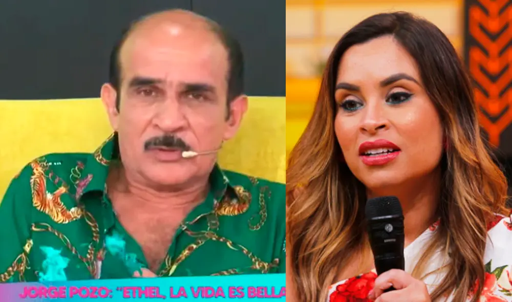 El padre de Ethel Pozo se presentó en Amor y fuego. Foto: captura de Willax TV / GLR