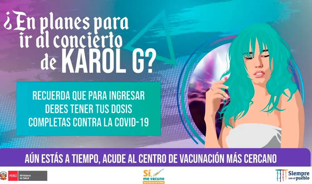Para asistir a conciertos es obligatorio presentar el carnet de vacunación. Foto: Minsa