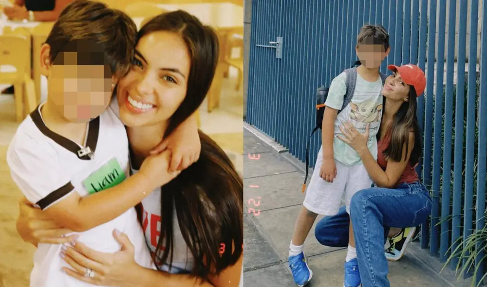 Natalie Vértiz emocionada por el crecimiento de su hijo Liam. Foto: composición/ Instagram