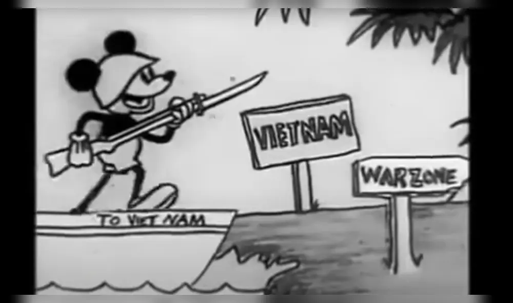 Mickey Mouse en la guerra de Vietnam. Foto: Whitney Lee Savage