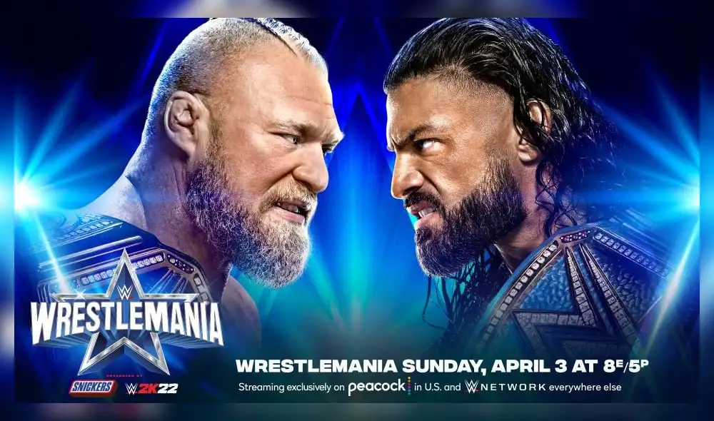 WWE WrestleMania 38 tendrá lugar el 2 y 3 de abril de 2022. Foto: WWE WWE WrestleMania 38 tendrá lugar el 2 y 3 de abril de 2022. Foto: WWE