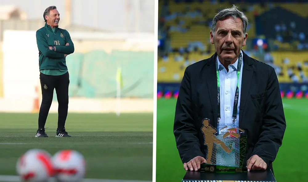 Miguel Ángel Russo dirige al Al Nassr desde 2021. Foto: Al Nassr/Twitter Miguel Ángel Russo dirige al Al Nassr desde 2021. Foto: Al Nassr/Twitter
