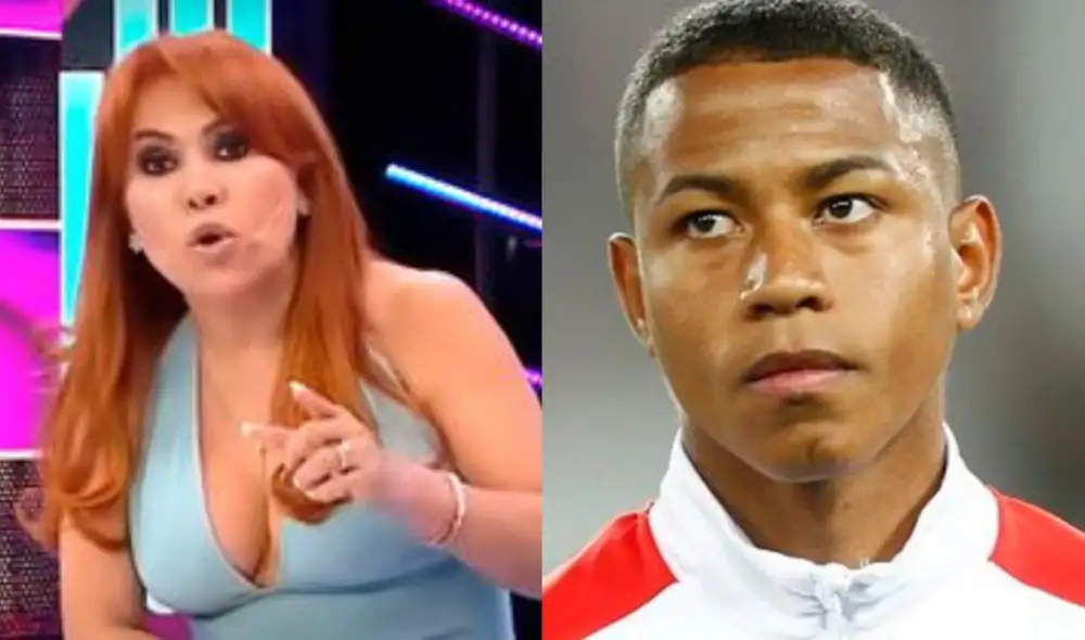 Magaly Medina criticó a Andy Polo por no apoyar a la madre de sus hijos, Génesis Alarcón, con la manutención de sus hijos. Fotos: composición/ GLR Magaly Medina criticó a Andy Polo por no apoyar a la madre de sus hijos, Génesis Alarcón, con la manutención de sus hijos. Fotos: composición/ GLR