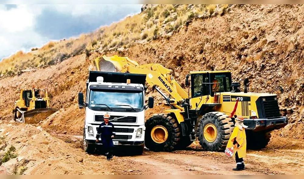 Retrasos. Obra de vía Viscachani – Callalli – Sibayo - Caylloma esta a cargo de empresa china. Foto: La República