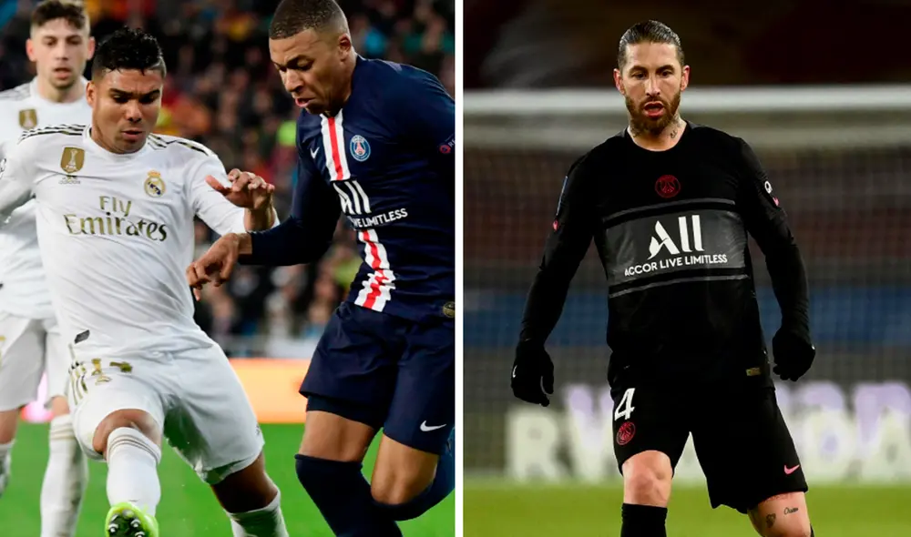 Sergio Ramos se perdió el partido de ida donde los parisinos ganaron por la mínima. Foto: AFP