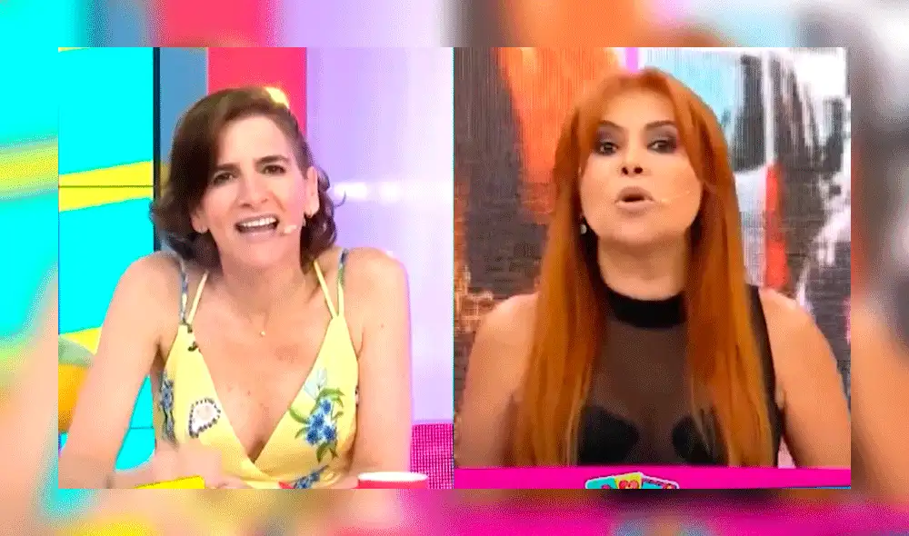 Gigi Mitre salió en defensa de su programa luego de las duras críticas de Magaly Medina. Foto: composición captura Willax TV/captura ATV