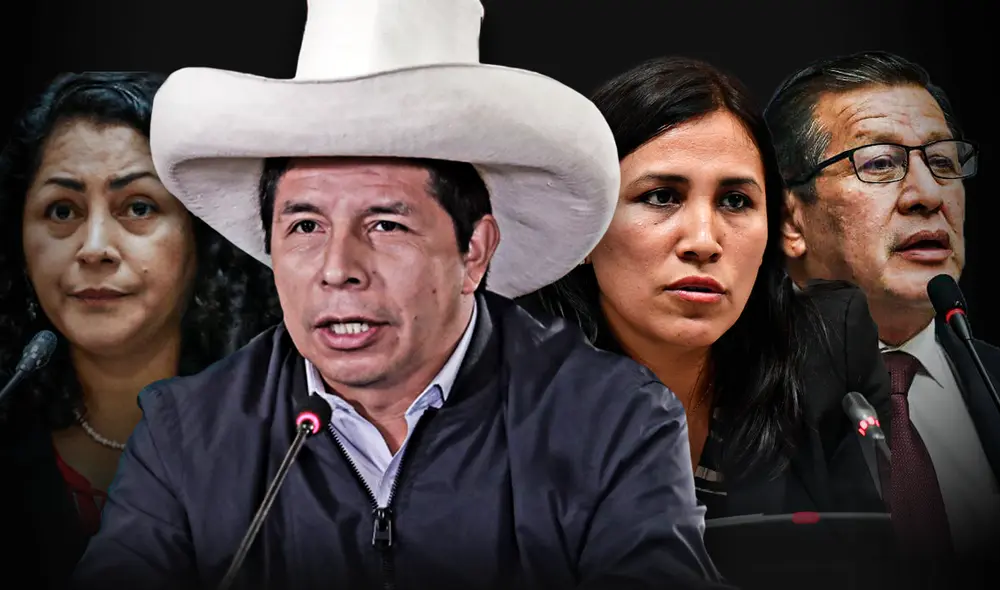 Opiniones disidentes de Acción Popular y Partido Morado, quienes podrían definir el futuro de Castillo. Foto: composición Fabrizio Cardoso/La República