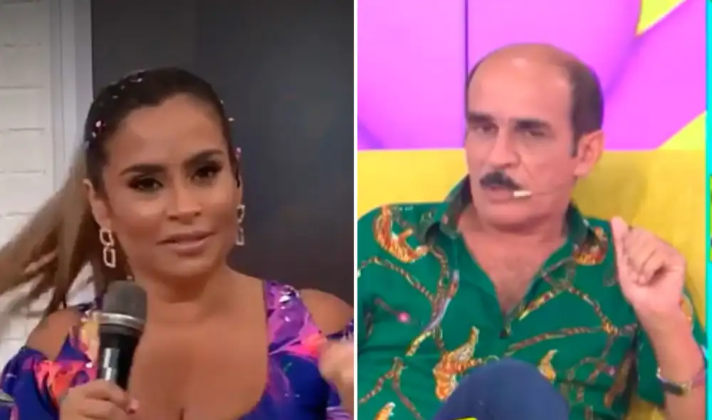 Ethel Pozo recibió los halagos de sus compañeros al mencionar un mensaje de empoderamiento. Foto: composición captura de América TV/Willax TV