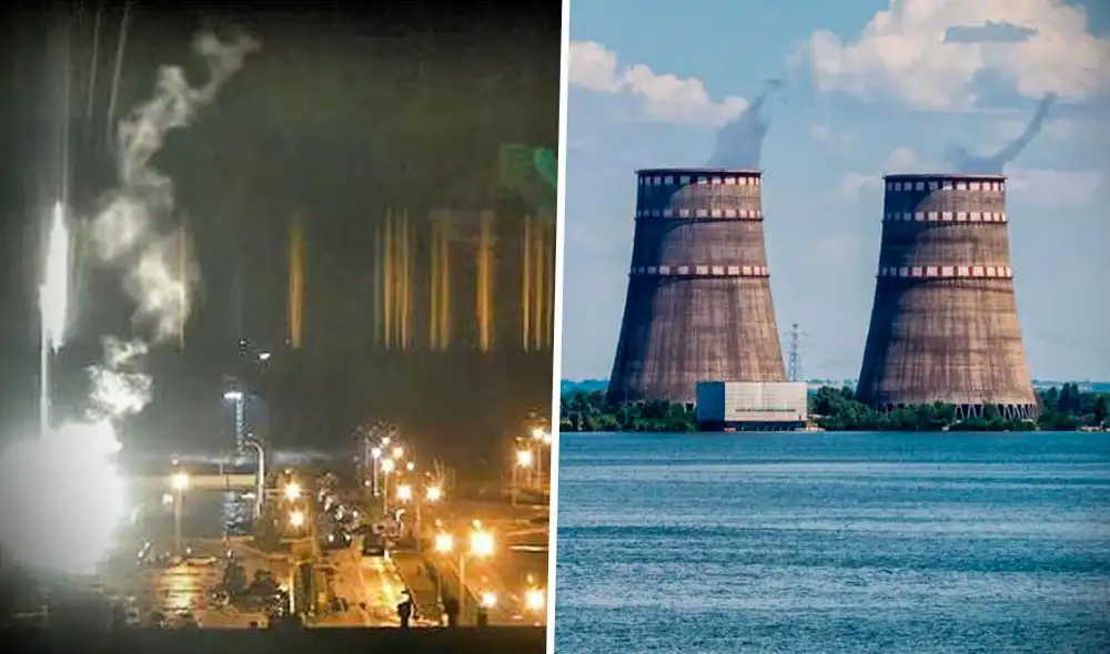 La planta nuclear de Zaporizhzhia es la principal proveedora de electricidad en Ucrania. Foto: composición LR - EFE / Video: Twitter La planta nuclear de Zaporizhzhia es la principal proveedora de electricidad en Ucrania. Foto: composición LR - EFE / Video: Twitter