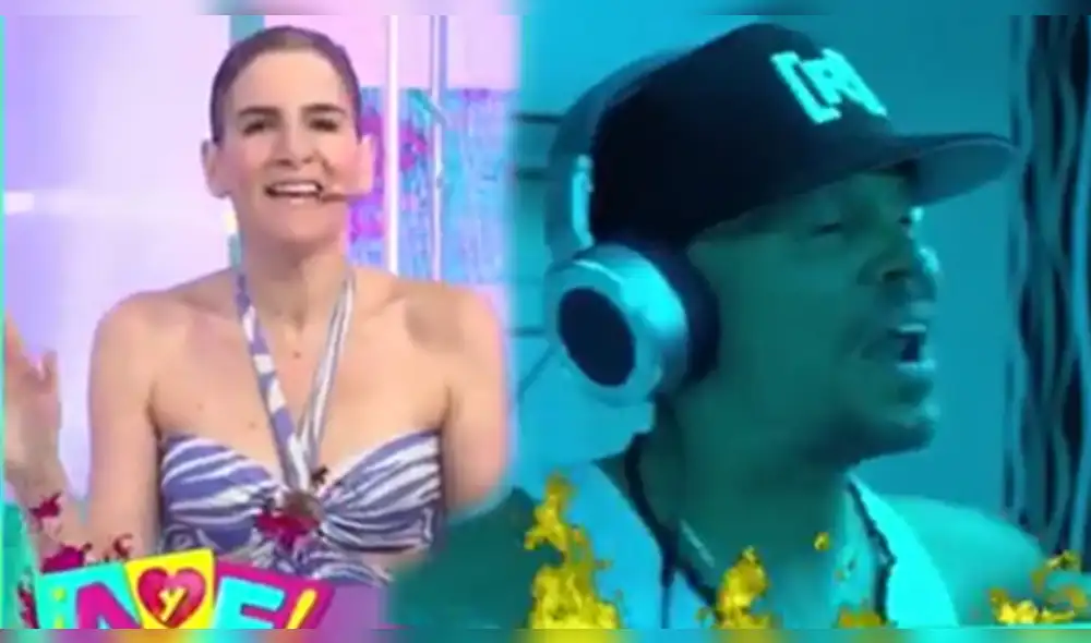 Gigi Mitre tildó de "fanático caleteado" a Residente por tiradera a J Balvin. Foto: composición/captura de Willax