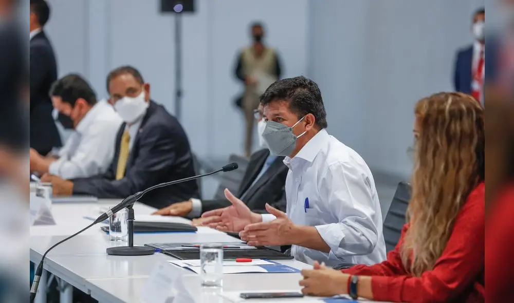 El presidente Pedro Castillo participó en una actividad con autoridades locales. Foto: Presidencia