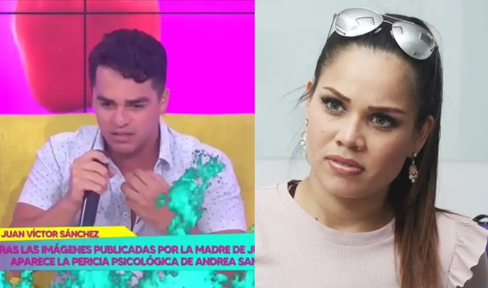 Expareja de Andrea San Martín espera no regresar al set de Amor y fuego. Foto: Composición LR / Willax TV.