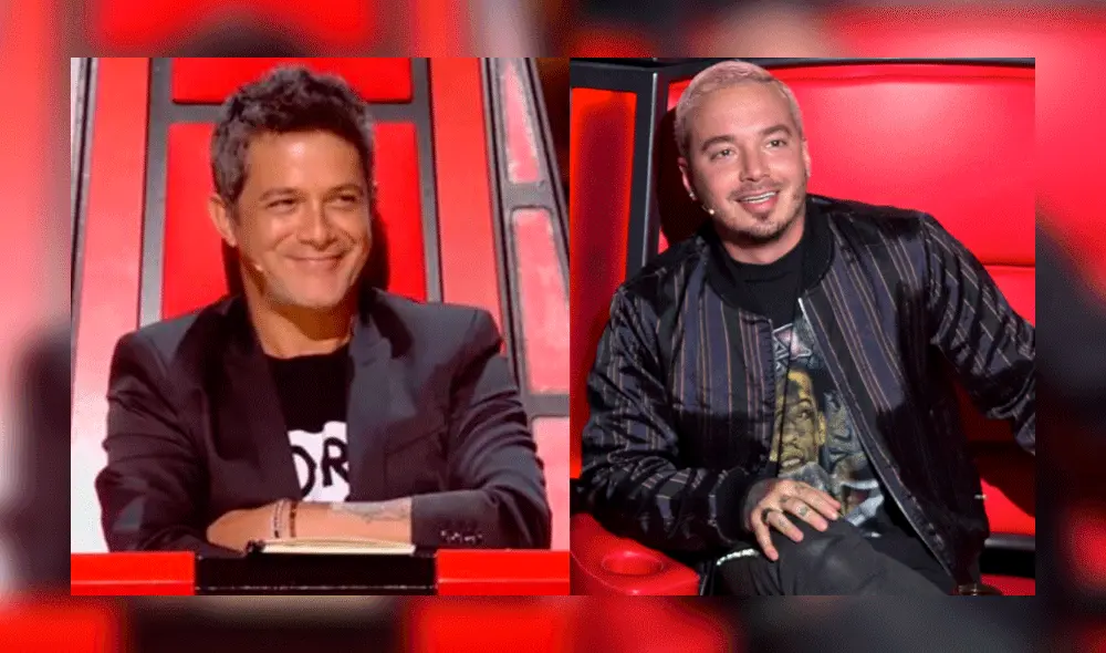 Alejandro Saenz y J Balvin protagonizaron una peculiar pelea en el 2016. Foto: captura de La voz México