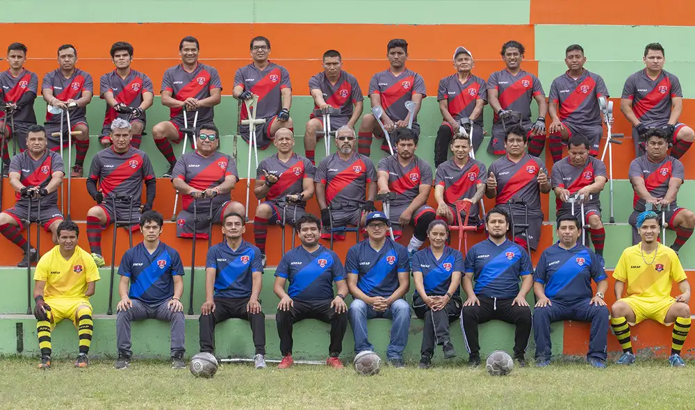 La selección peruana de amputados busca participar por uno de los cuatro cupos al Mundial. Foto: ANFAP