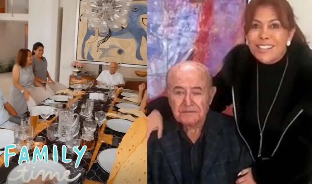 La periodista Magaly Medina se mostró emocionada al celebrar un año más de vida de su progenitor en una reunión familiar. Foto: Magaly Medina/Instagram