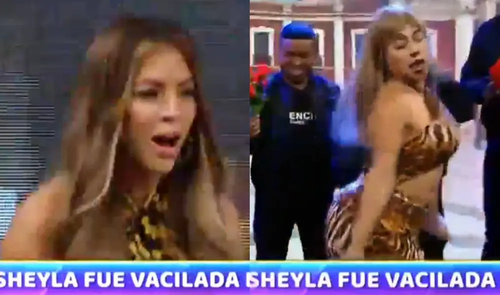 Sheyla Rojas junto a Dayanita en el set de JB en ATV. Foto: composición/ captura de ATV