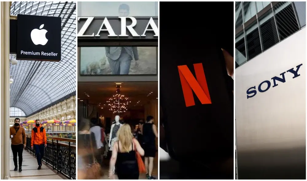 Negativa privada de seguir operando tiene que ver con las sanciones financieras impuestas contra Moscú. Foto: composición LR/AFP/EFE