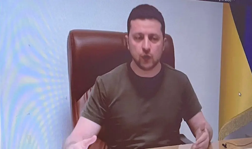 La sesión con Volodimir Zelenski no fue pública, pero algunos senadores revelaron algunos detalles. Foto: @RepFrenchHill/Twitter La sesión con Volodimir Zelenski no fue pública, pero algunos senadores revelaron algunos detalles. Foto: @RepFrenchHill/Twitter