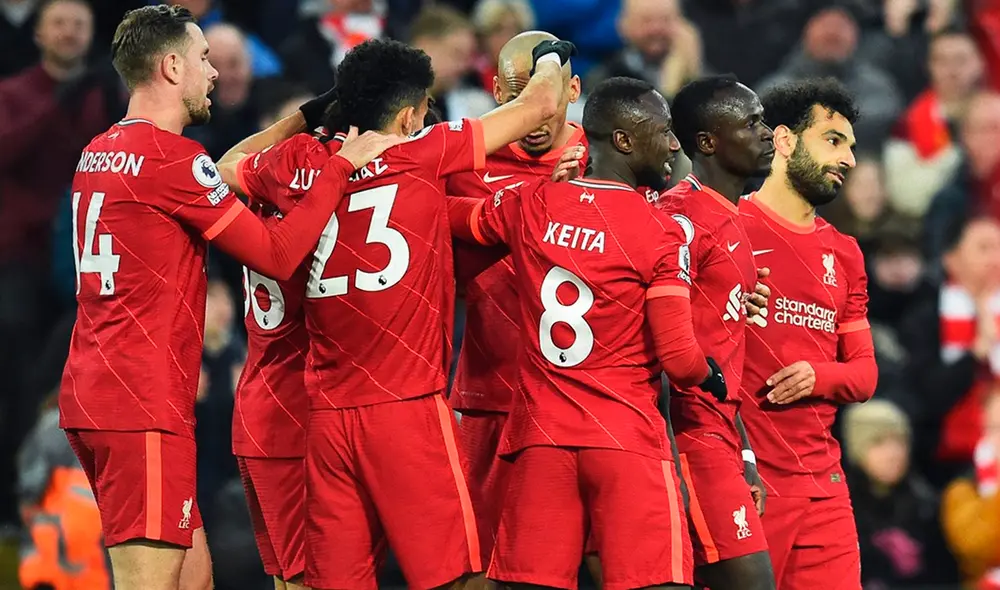 Liverpool es el solitario escolta del Manchester City en la Premier League. Foto: Liverpool Liverpool es el solitario escolta del Manchester City en la Premier League. Foto: Liverpool