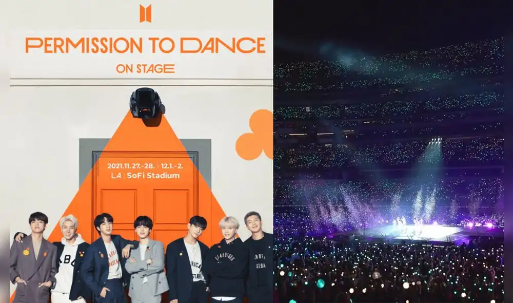 BTS se reencontró con ARMY en "PTD" de Los Ángeles. Foto composición: La República y YouTube