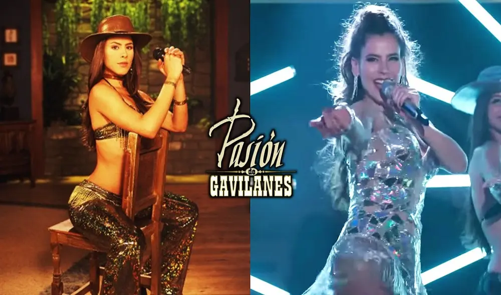 Zharick León interpreta a Rosario Montes en "Pasión de gavilanes 2". Pero, su voz en las escenas musicales pertenece a otra artista. Foto: composición LR/Telemundo/Difusión