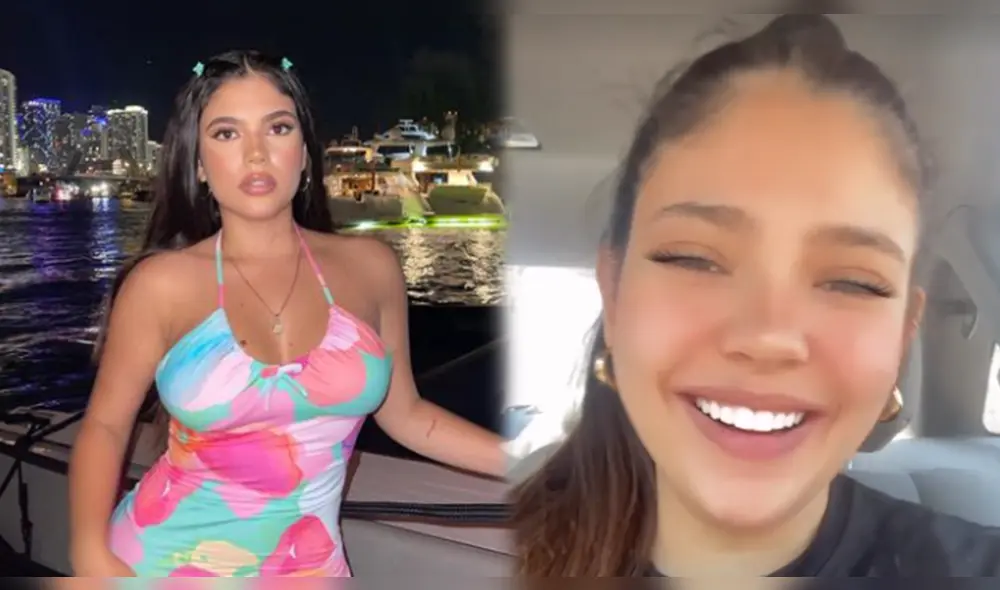 Kiara Laos, hermana de Flavia Laos, sorprendió a sus fanáticos al contar que está trabajando como mesera. Foto: composición/Instagram