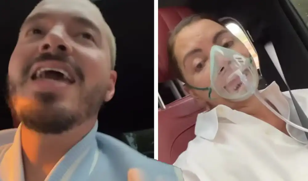 J Balvin y su madre Alba Mery Balvin tuvieron un emotivo reencuentro en su alta de la clínica. Foto:  J Balvin/Instagram