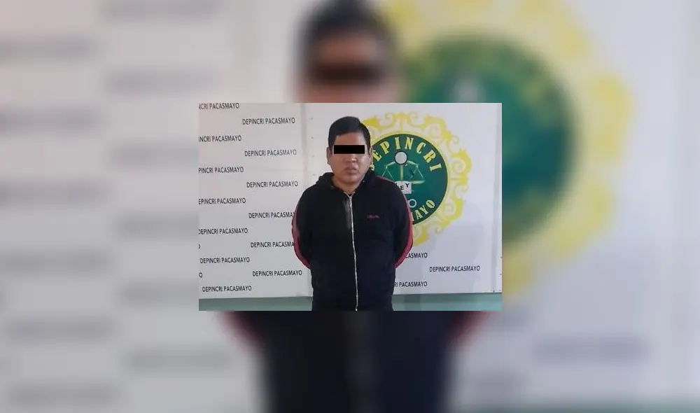 Detenido quedó en el Departamento de Investigación Criminal de Pacasmayo. Foto: PNP