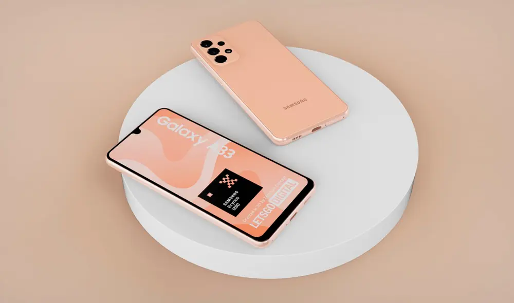 El Samsung Galaxy A33 será un móvil 5G con Exynos 1200. Foto: difusión
