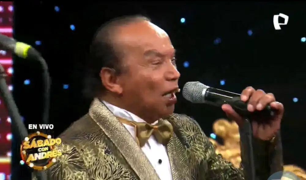 'Melcochita' demuestra sus dotes artísticos y compone una canción para el programa de Andrés Hurtado. Foto: Panamericana TV. 'Melcochita' demuestra sus dotes artísticos y compone una canción para el programa de Andrés Hurtado. Foto: Panamericana TV.