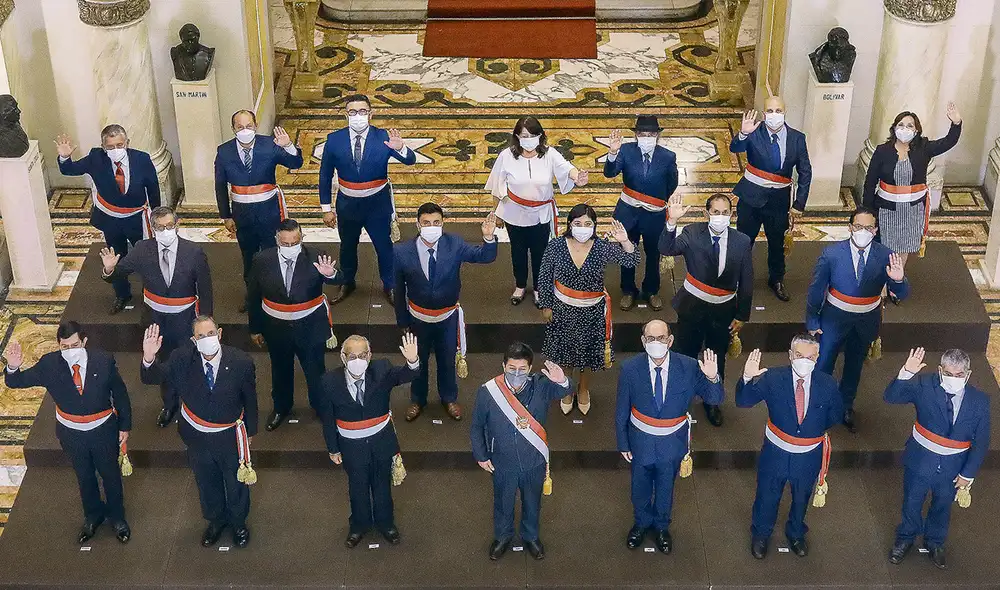 En veremos. Este martes, el nuevo gabinete ministerial se presenta ante el Poder Legislativo para definir su futuro. Foto: Sepres En veremos. Este martes, el nuevo gabinete ministerial se presenta ante el Poder Legislativo para definir su futuro. Foto: Sepres