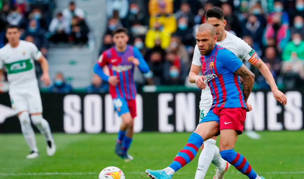 Los azulgranas se fueron al descanso perdiendo por la mínima. Foto: EFE Los azulgranas se fueron al descanso perdiendo por la mínima. Foto: EFE