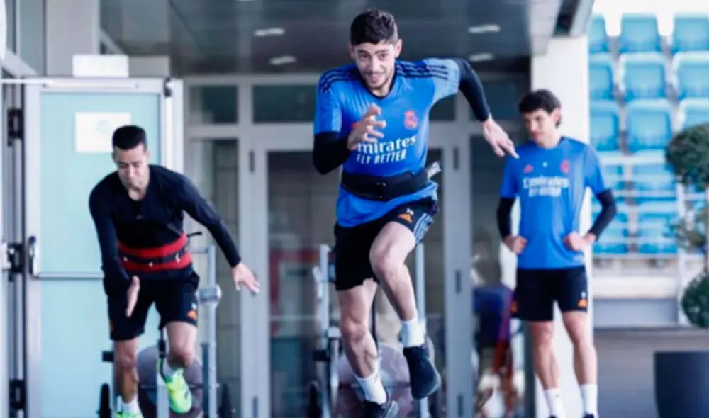 Fede Valverde no participó en el partido contra la Real Sociedad del pasado sábado 5 de marzo por LaLiga. Foto: captura Real Madrid