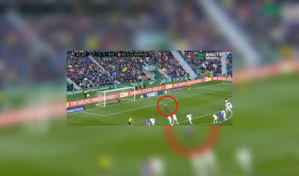Memphis Depay marcó el 2-1 de penal. Foto: Captura vídeo DirecTV Sports.