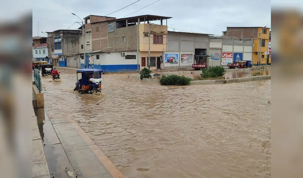 Salida del agua afectó a zonas bajas de la región. Foto: Noticias Tumbes