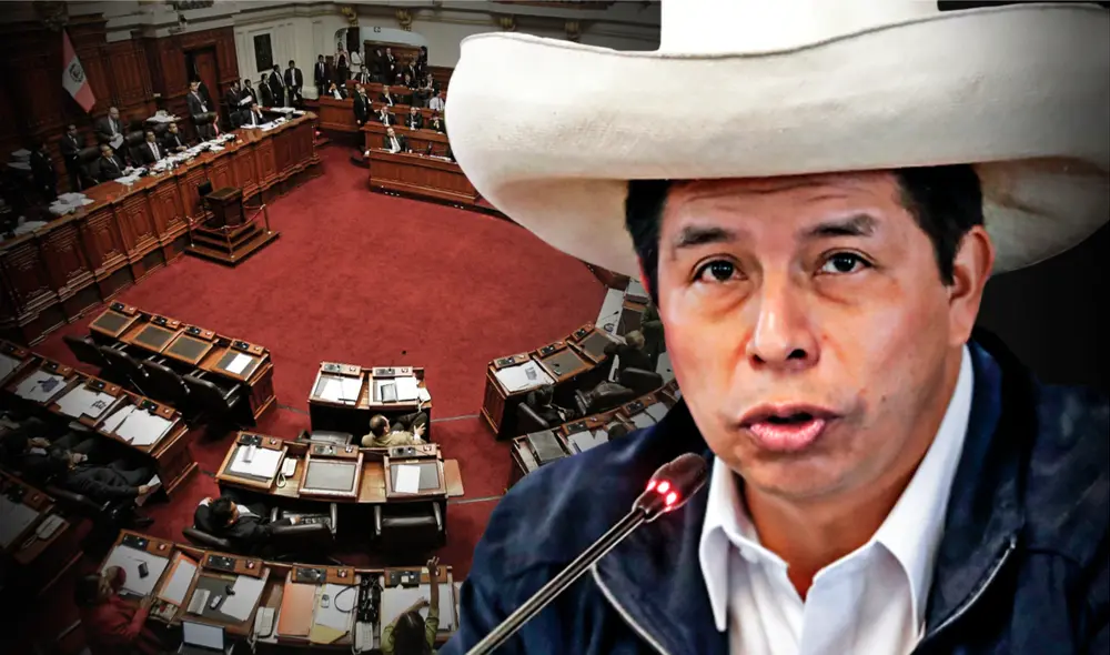 Pedro Castillo juró como presidente de la República el 28 de julio de 2021. Su lema político: "No más pobres en un país rico". Foto: composición de Fabrizio Oviedo/ La República