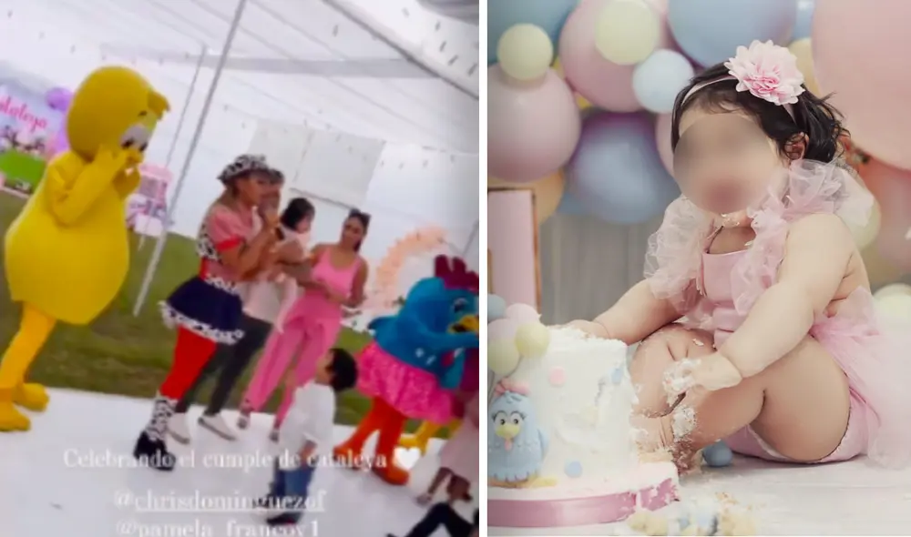 La celebración organizada por Christian Domínguez y Pamela Franco contó con dos orquestas que animaron la noche. Foto: composición Instagram