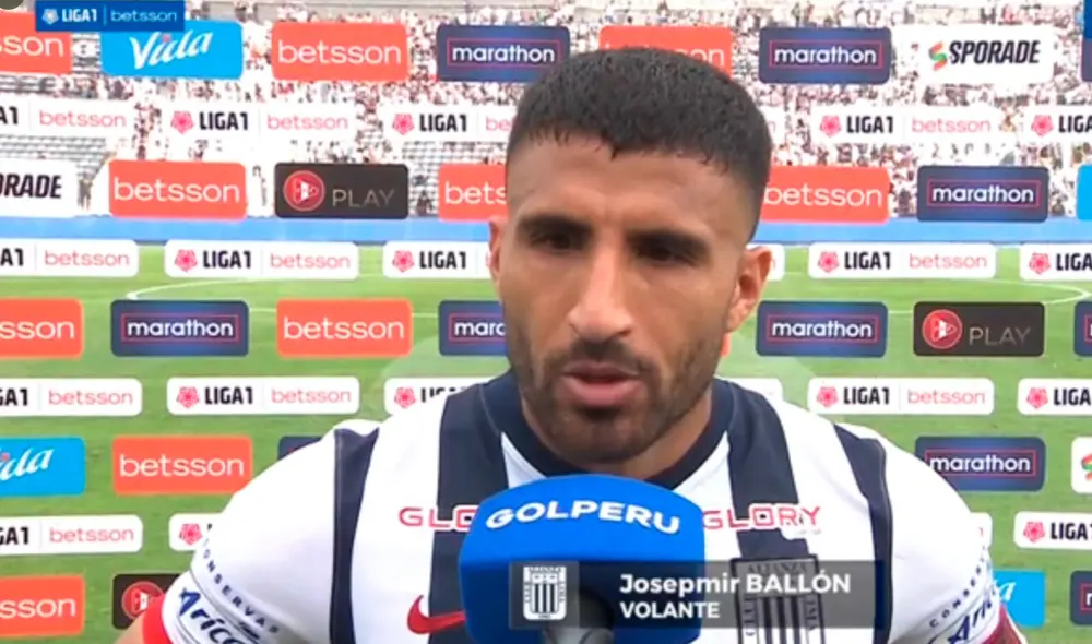 Josepmir Ballón salió campeón con Alianza Lima durante la temporada pasada. Foto: captura GolPerú.