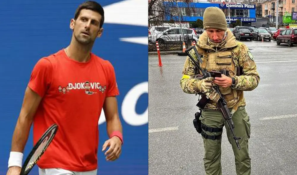 Djokovic ofreció dinero para ayudar a las tropas ucranianas. Foto: composición / LR.