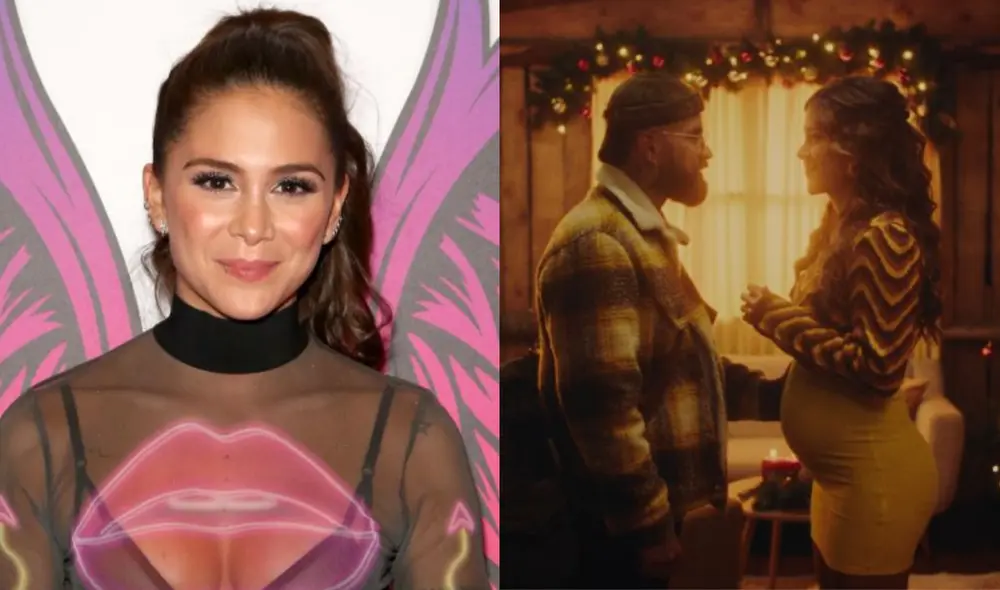 Greeicy compartió en sus redes el avance de su embarazo del hijo que tendrá junto a Mike Bahía. Foto: composición/ CNN en español