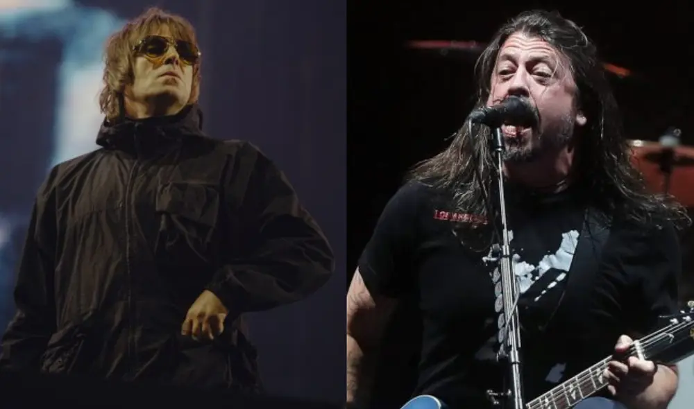 Dave Grohl afirma que Liam Gallagher es una de las pocas 'estrellas de rock' que quedan. Foto: composición/ La República/ NME