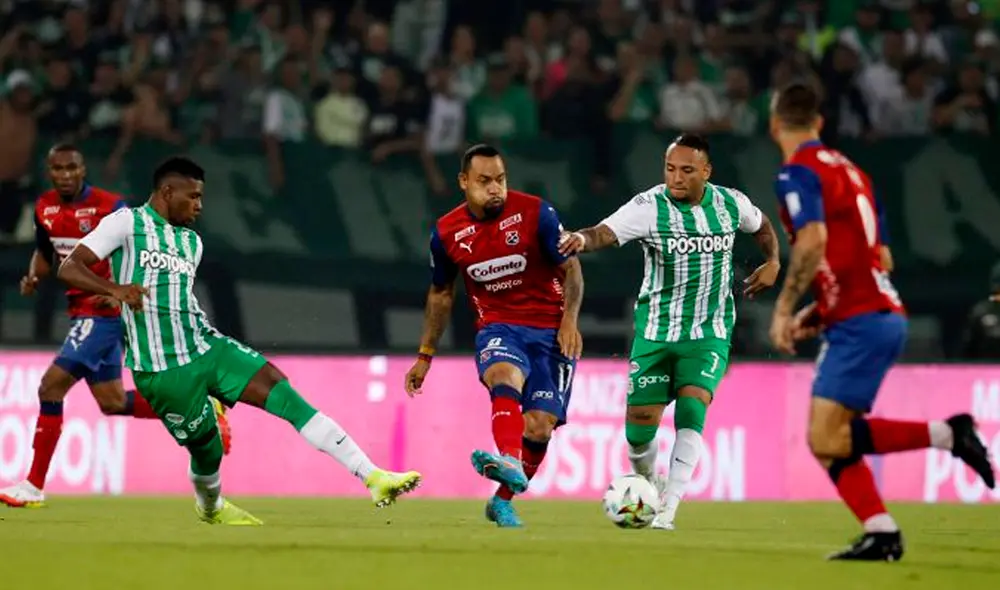 El cuadro verdolaga trepó hasta la segunda posición de la liga colombiana. Foto: Liga BetPlay