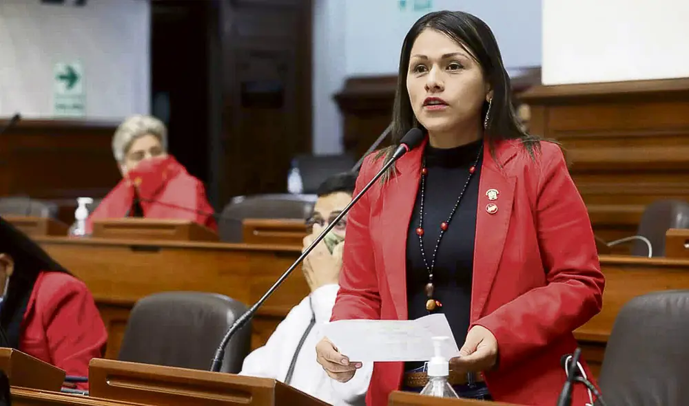 Silencio. La legisladora de Perú Libre Silvana Robles no rinde cuentas por su asesor vinculado a una presunta organización criminal en Junín. Foto: difusión