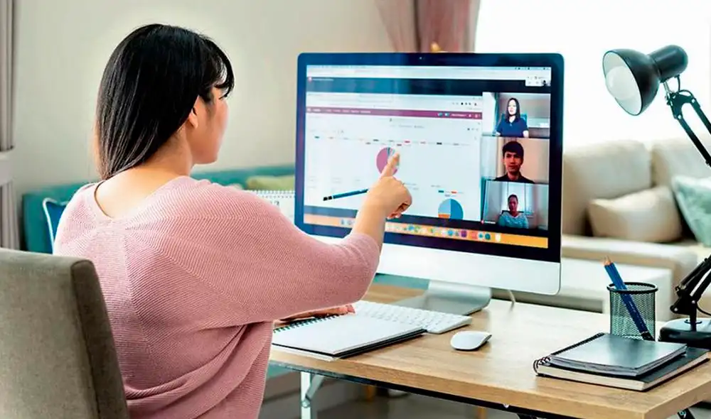 El trabajo remoto es una actividad que se realiza en distintas empresas. Foto: AFP