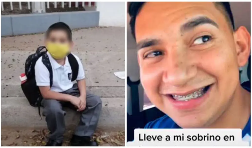 Lleva a su sobrino al colegio un sábado por error y se vuelve viral en TikTok. Foto: captura de TikTok. Lleva a su sobrino al colegio un sábado por error y se vuelve viral en TikTok. Foto: captura de TikTok.