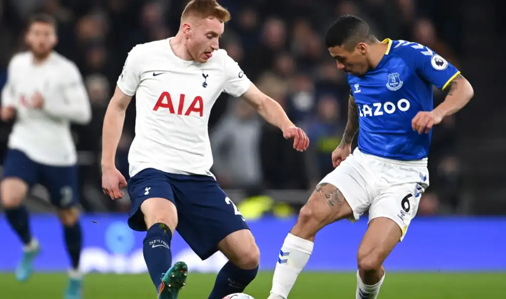 Tottenham y Everton están casi en los extremos de la tabla de posiciones de la Premier League. Foto: EFE