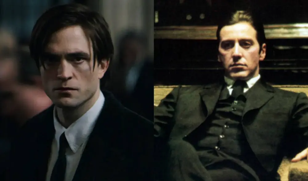 Robert Pattinson se inspiró en Michael Corleone de "El padrino" para ser Bruce Wayne en "The Batman". Foto: composición LR/ Warner Bros/Paramount Pictures