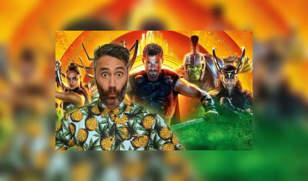 Taika Waititi continua grabando "Thor: love and thunder" con Chris Hemswoth. Foto: composicion/difusión/Marvel Studios